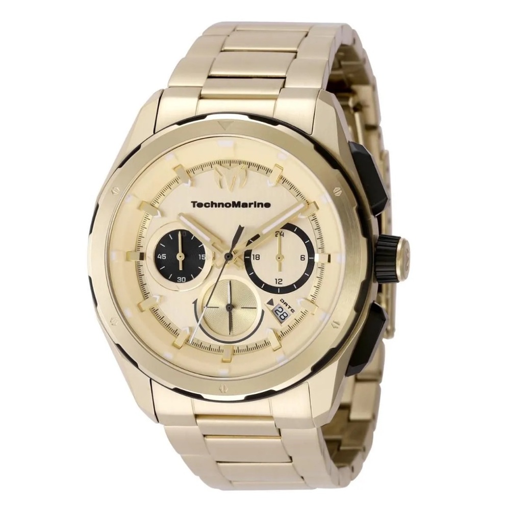 NEW IN BOX✨ TechnoMarine Ocean Nomad Men's Watch 43mm Gold Invicta